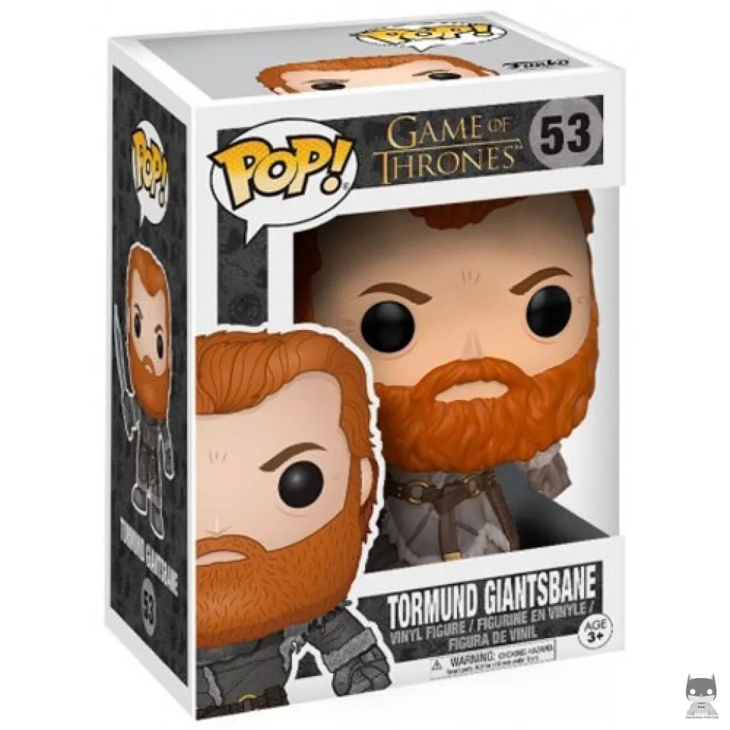 Figurine Funko POP Tormund Giantsbane avec boîte