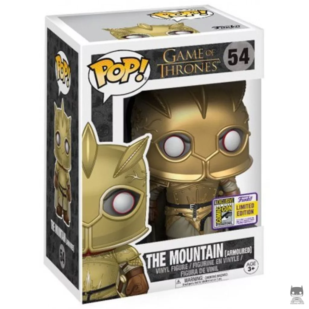Figurine Funko POP Gregor "The Mountain" Clegane (Doré) avec boîte