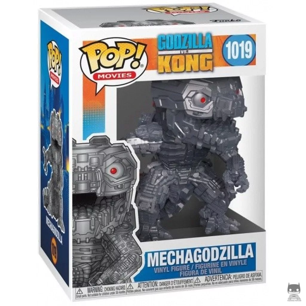 Figurine Funko POP MechaGodzilla (Metallic) avec boîte