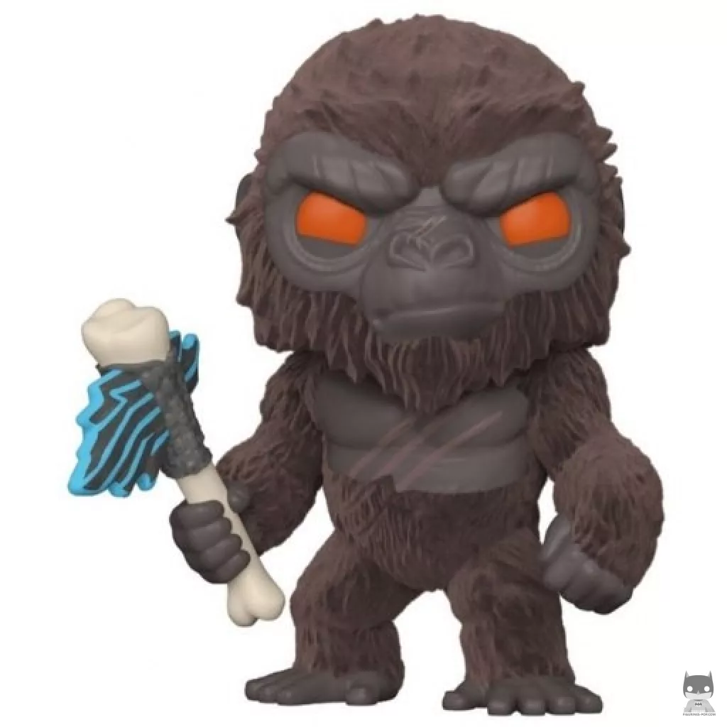 Figurine Funko POP Kong avec Hâche (Flocked) (Godzilla vs. Kong)