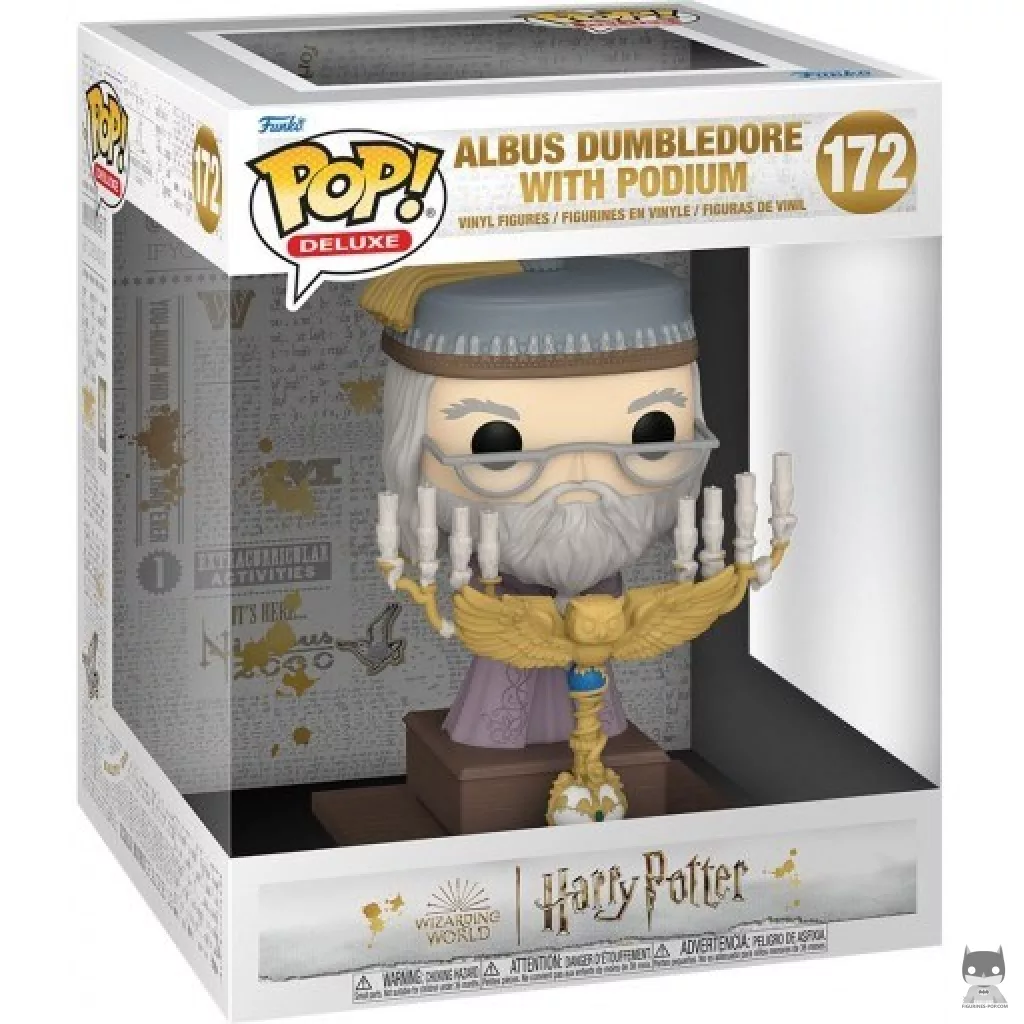 Figurine Funko POP Albus Dumbledore sur Podium avec boîte