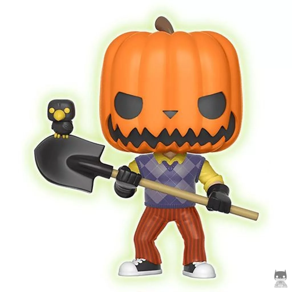 Figurine Funko POP Le Voisin avec tête de citrouille (Hello Neighbor)