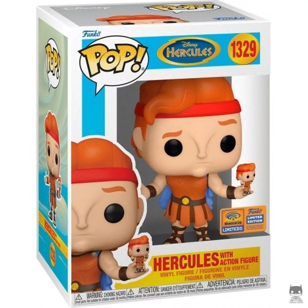 Figurine Funko POP Hercule avec sa figurine avec boîte
