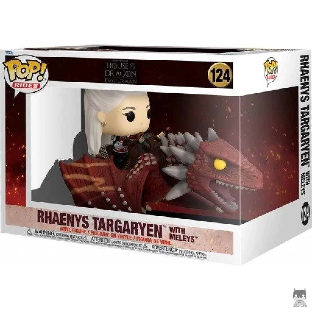 Figurine Funko POP Rhaenys Targaryen avec Meleys avec boîte
