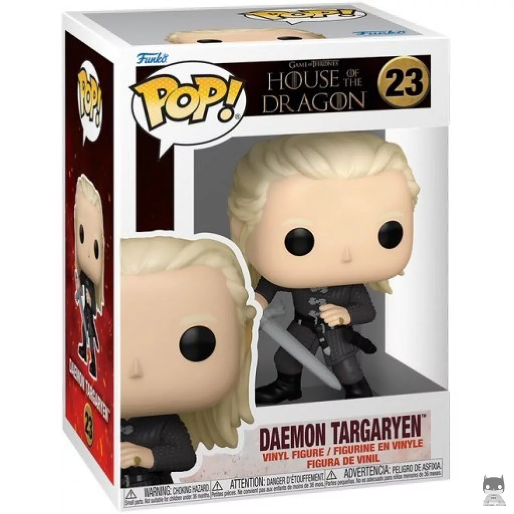 Figurine Funko POP Daemon Targaryen avec boîte