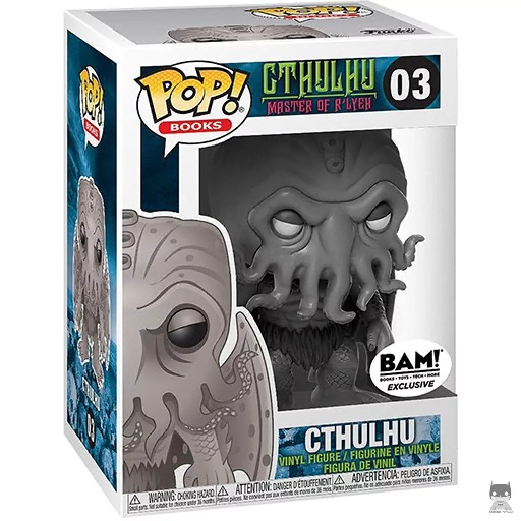 Figurine Funko POP Cthulhu (Black & White) avec boîte