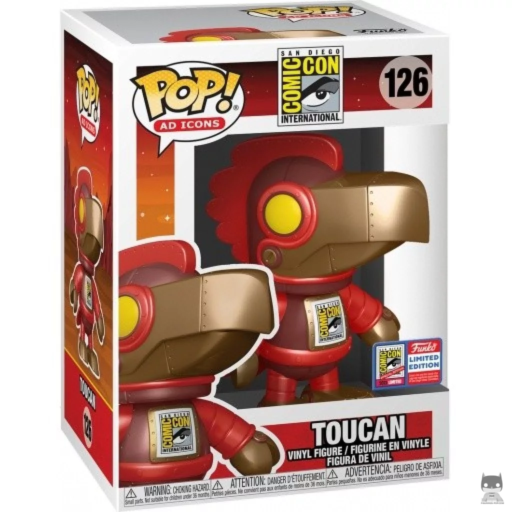 Figurine Funko POP Toucan (Rouge) avec boîte