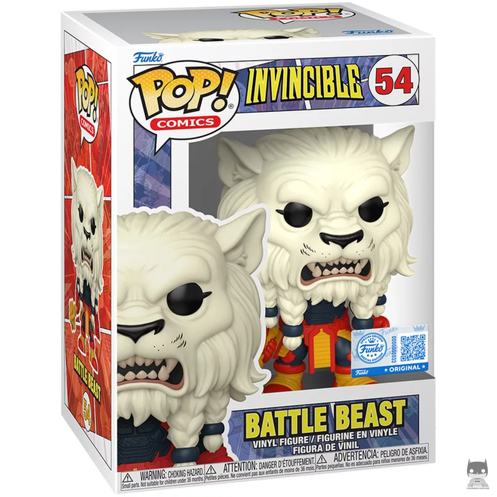 Figurine Funko POP Battle Beast avec boîte