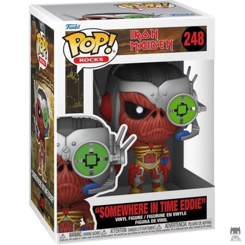 Figurine Funko POP Eddie Somewhere in Time avec boîte