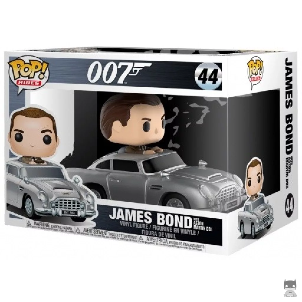 Figurine Funko POP James Bond avec Aston Martin DB5 avec boîte