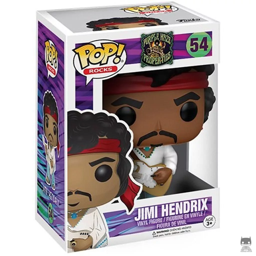 Figurine Funko POP Jimi Hendrix (Woodstock) avec boîte