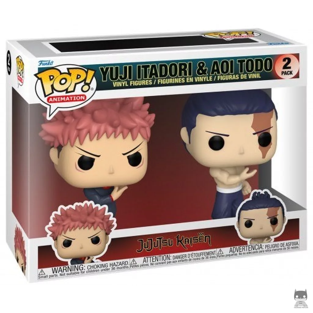 Figurine Funko POP Yuji Itadori & Aoi Todo avec boîte