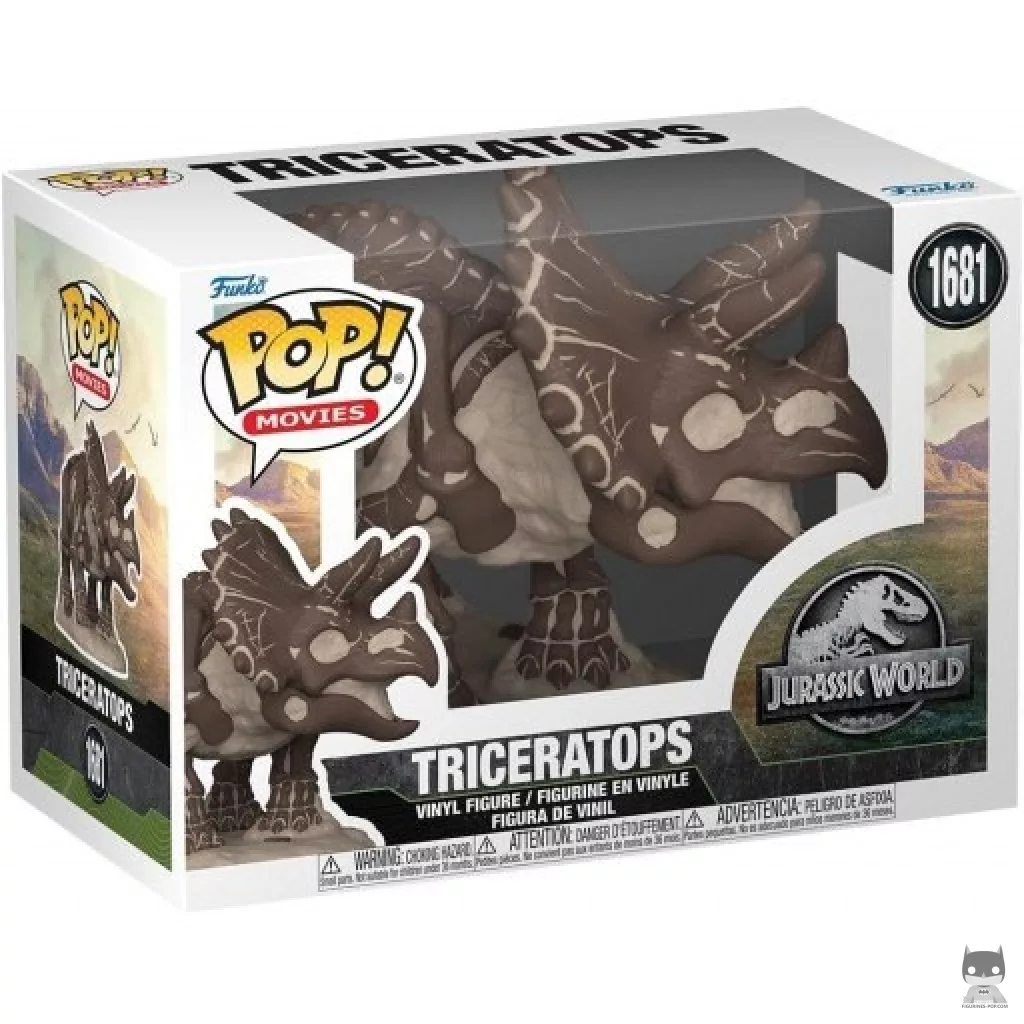 Figurine Funko POP Triceratops (Fossile) avec boîte