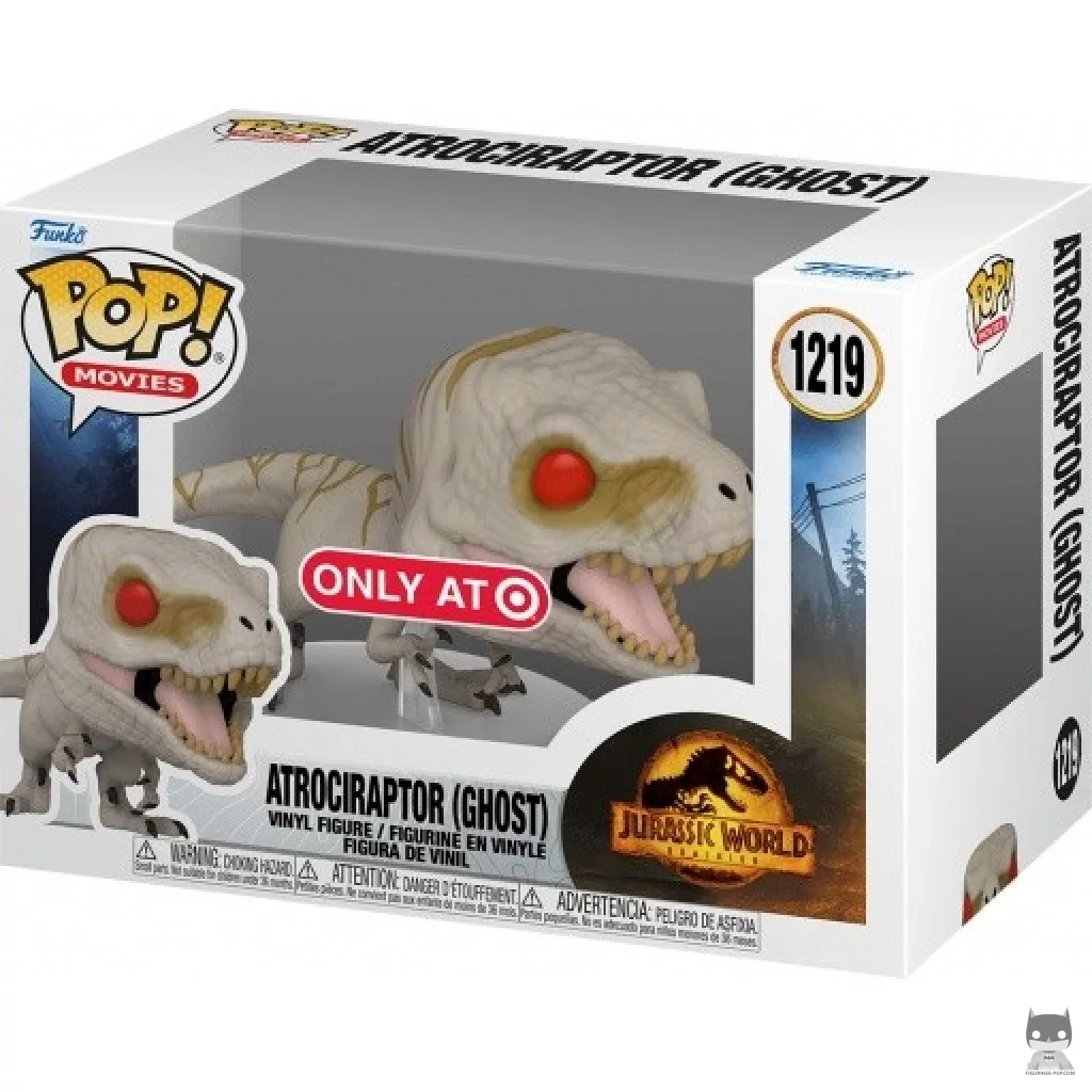 Figurine Funko POP Atrociraptor (Ghost) avec boîte