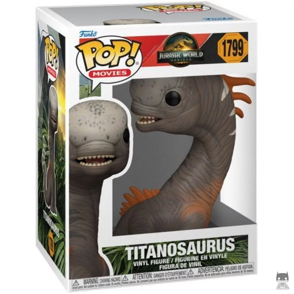 Figurine Funko POP Titanosaurus avec boîte