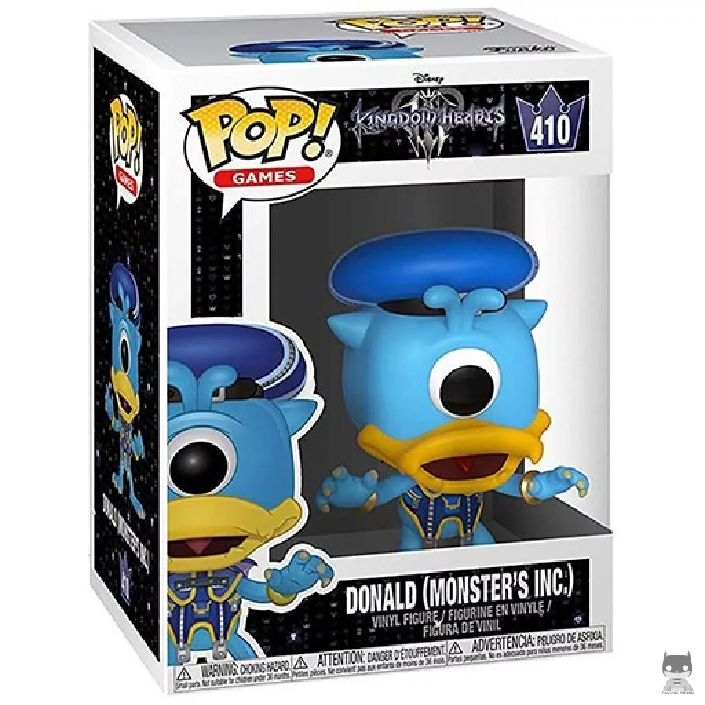 Figurine Funko POP Donald (Monstres et Compagnie) avec boîte