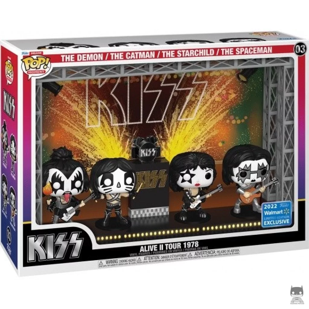 Figurine Funko POP KISS : Alive II Tour 1978 avec boîte