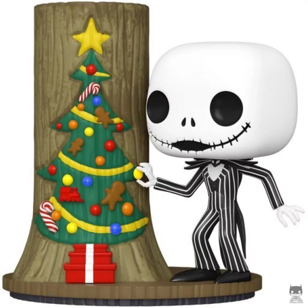 Figurine Funko POP Jack Skellington devant la Porte de Noël (L'Etrange Noël de M. Jack)