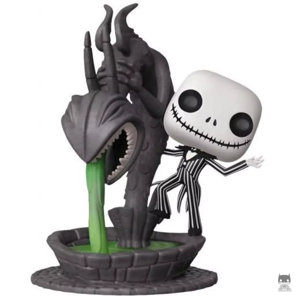 Figurine Funko POP Jack Skellington dans Fontaine (L'Etrange Noël de M. Jack)
