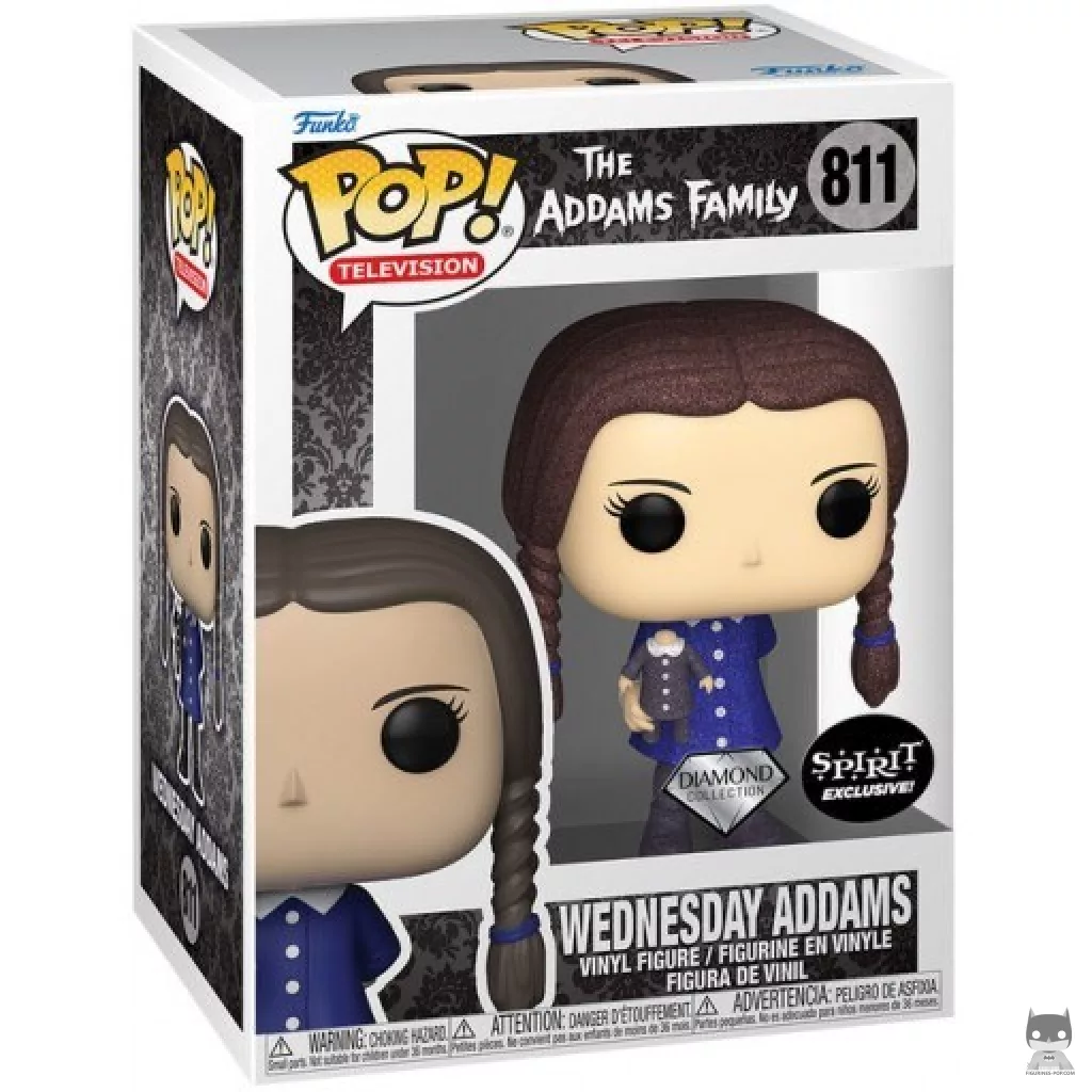Figurine Funko POP Mercredi Addams (Diamond Glitter) avec boîte