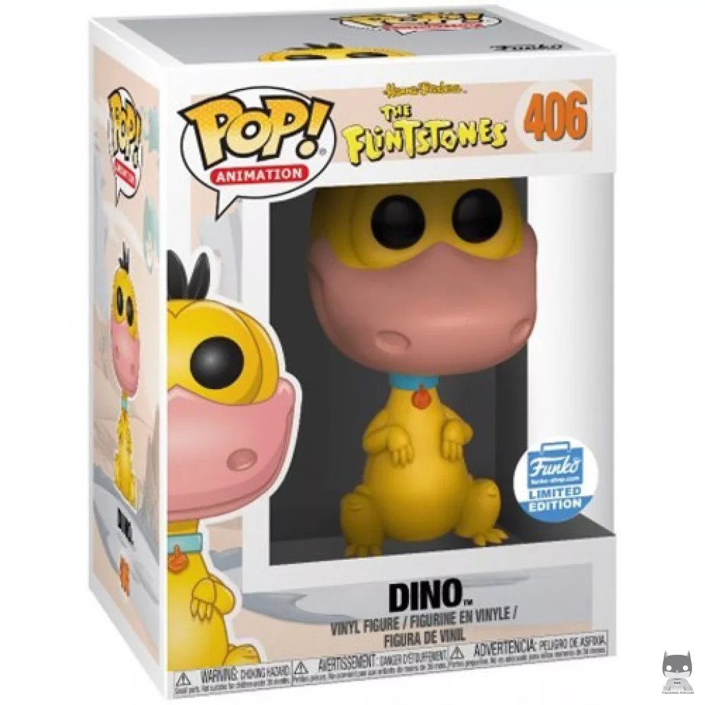 Figurine Funko POP Dino (Jaune) avec boîte