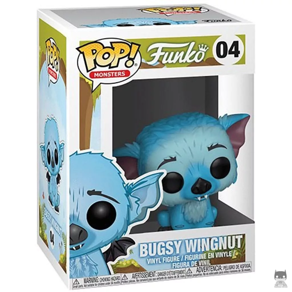 Figurine Funko POP Bugsy Wingnut (Bleu) avec boîte