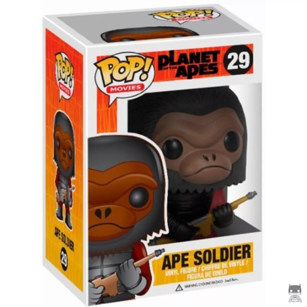 Figurine Funko POP Soldat Singe avec boîte