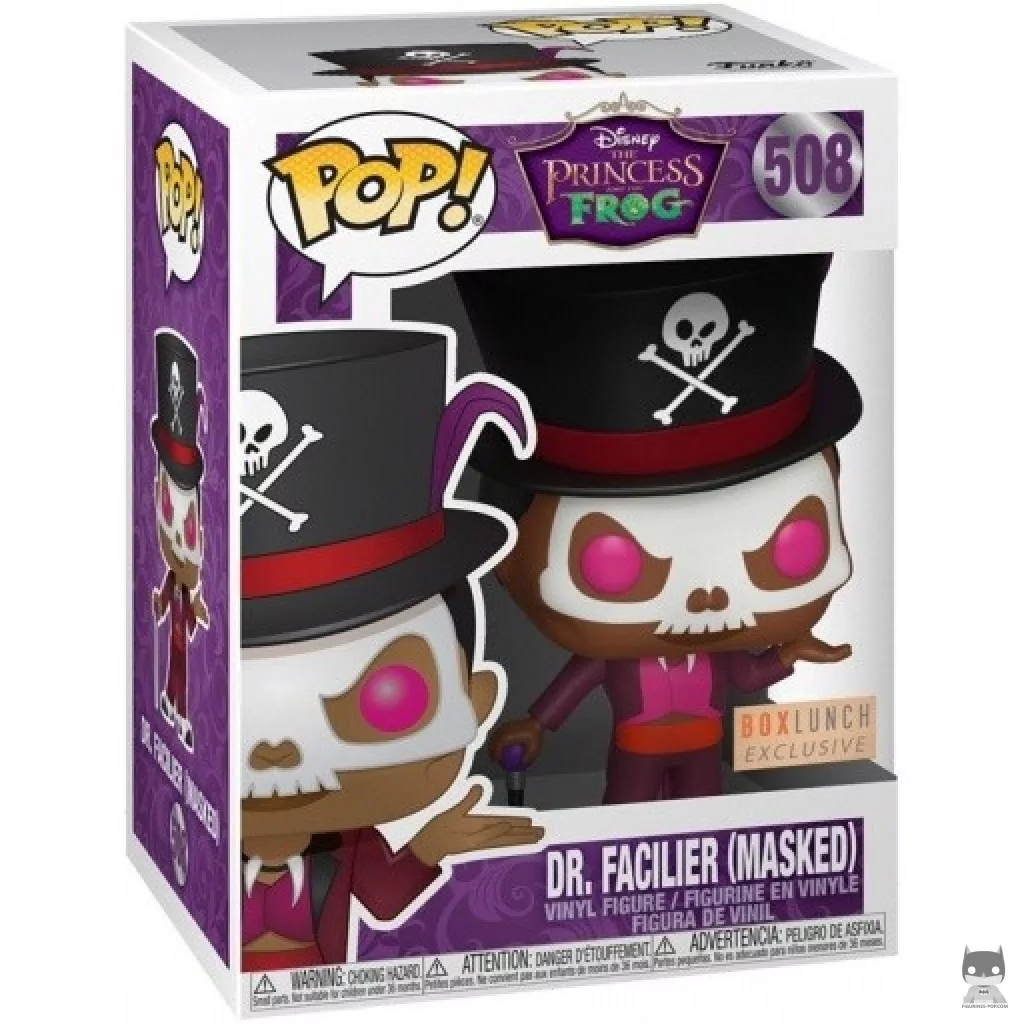 Figurine Funko POP Dr. Facilier avec masque avec boîte