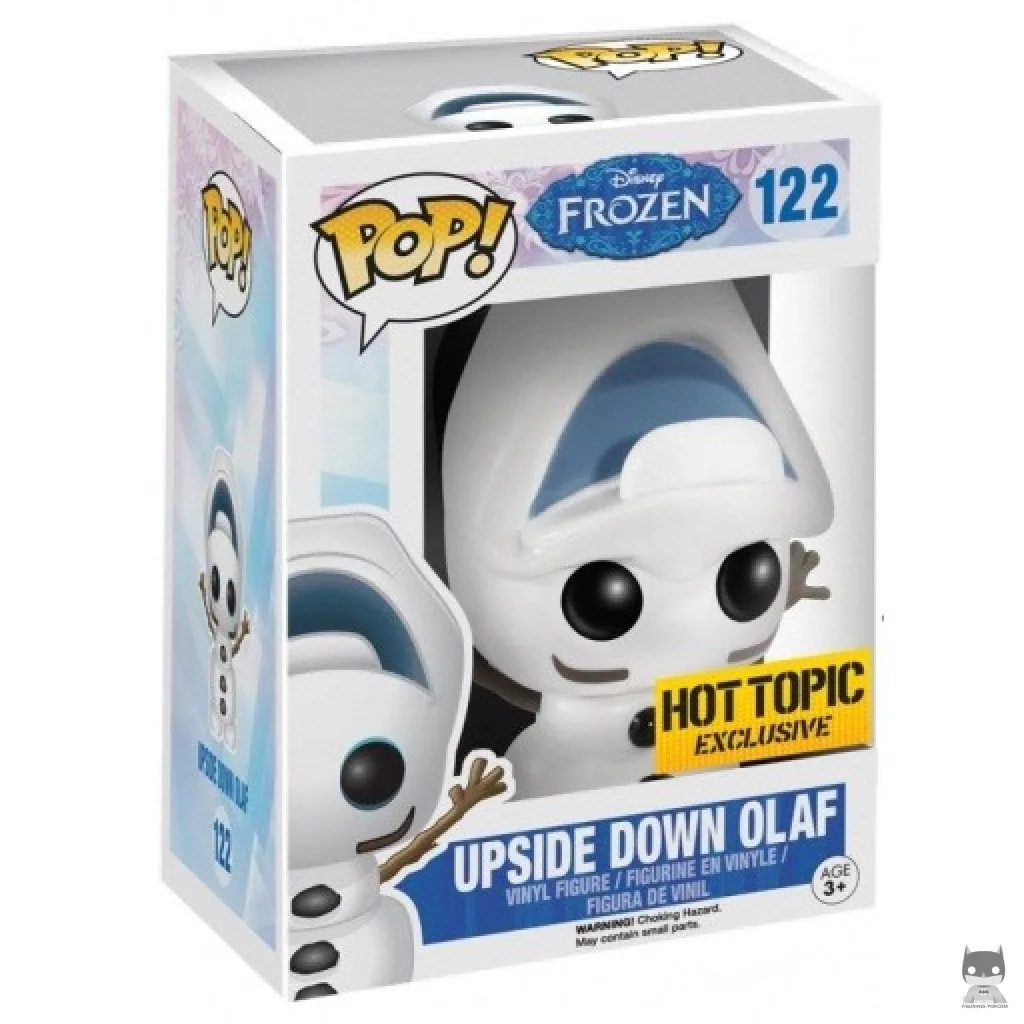 Figurine Funko POP Olaf Tête à l'Envers avec boîte