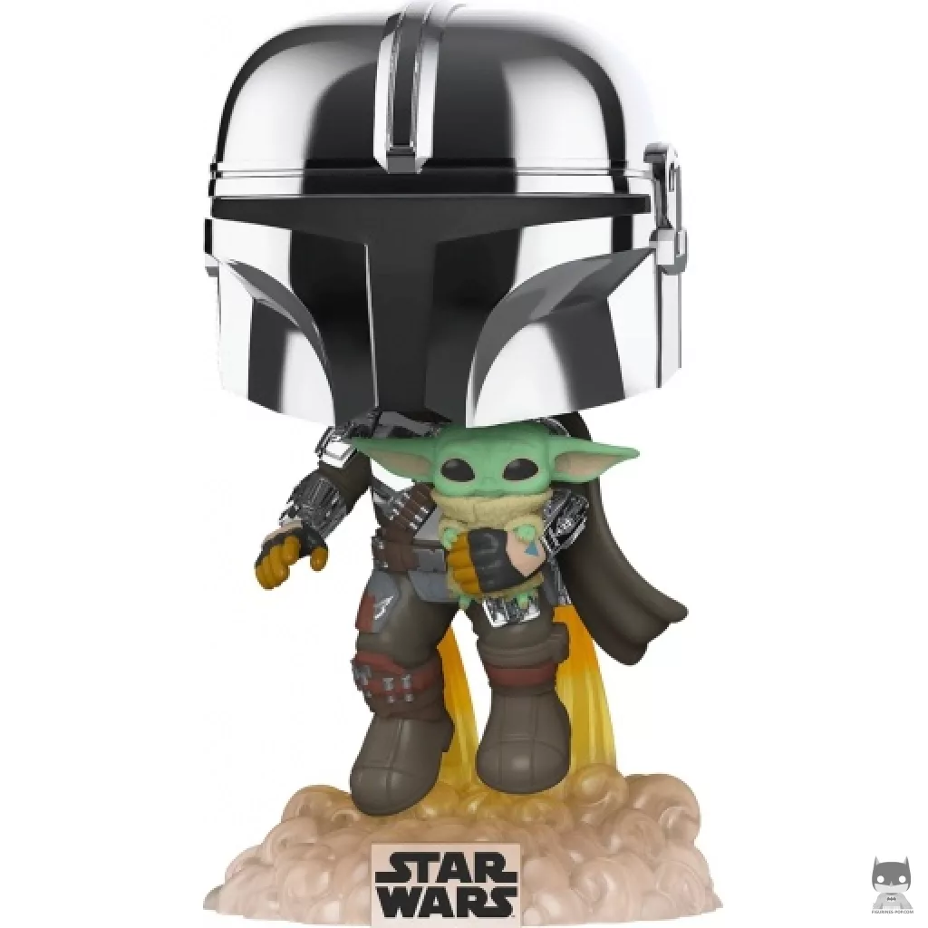 Figurine Funko POP Le Mandalorien avec Grogu (Le Mandalorien (Star Wars))