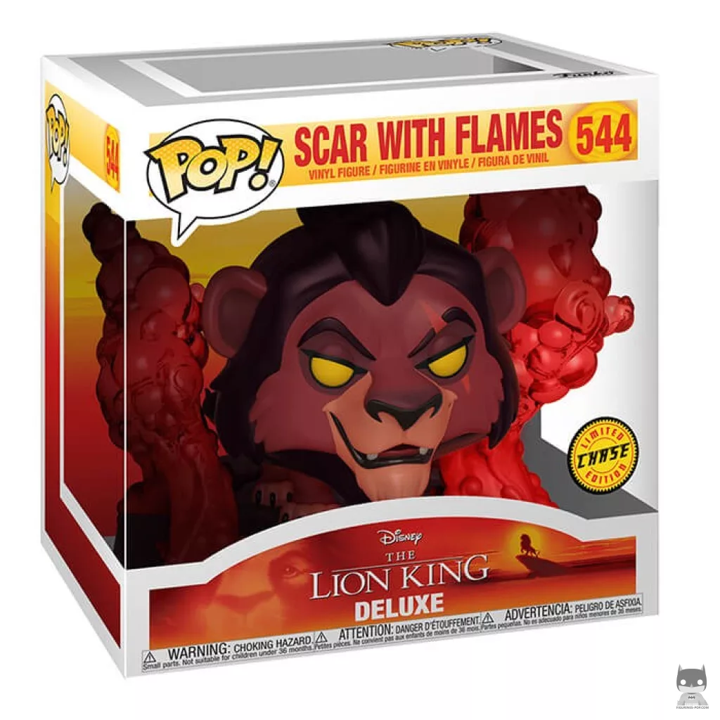 Figurine Funko POP Scar avec des flammes (Chase) avec boîte