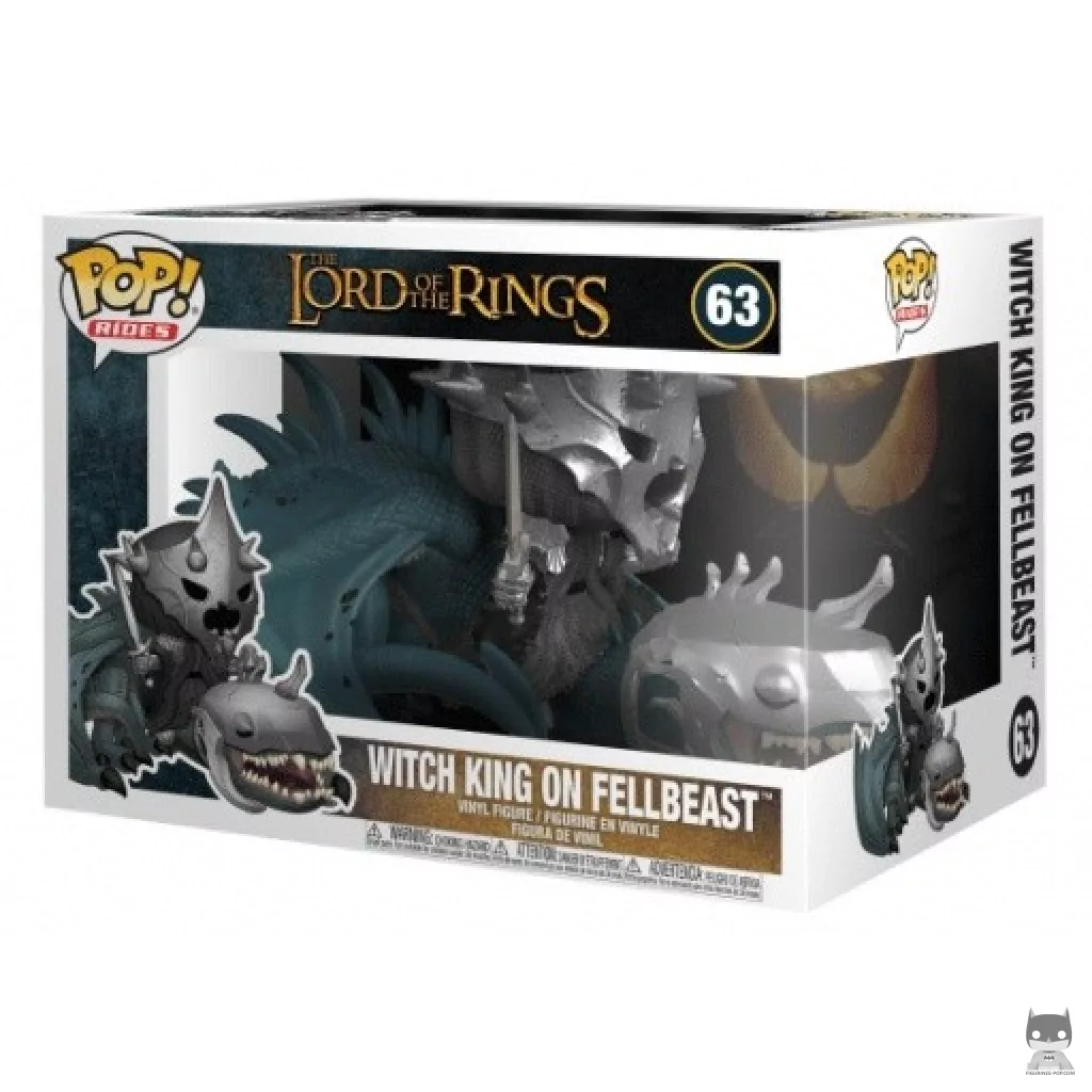Figurine Funko POP Roi Sorcier d'Angmar sur Coursier Ailé avec boîte