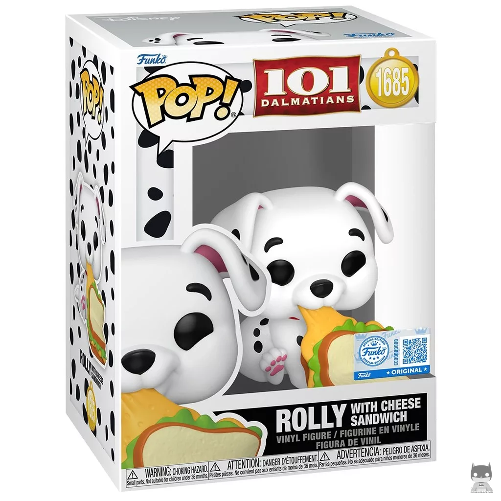 Figurine Funko POP Rolly avec Sandwich Fromage avec boîte