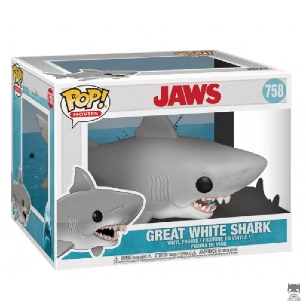 Figurine Funko POP Grand Requin Blanc (Supersized) avec boîte