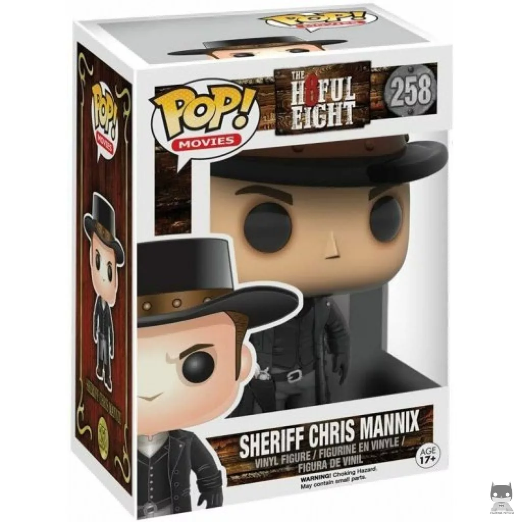 Figurine Funko POP Chris Mannix "Le Shérif" avec boîte