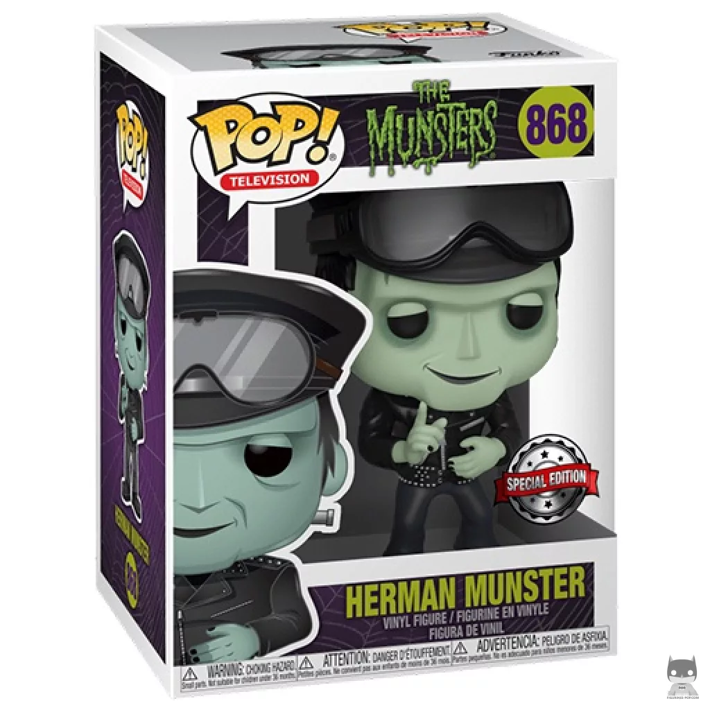 Figurine Funko POP Herman Munster avec boîte