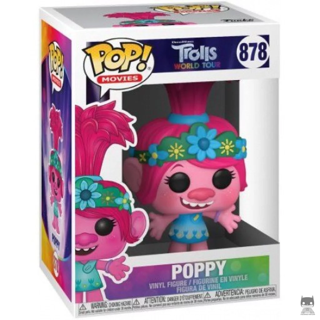 Figurine Funko POP Reine Poppy avec boîte