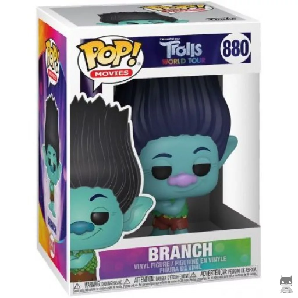 Figurine Funko POP Branch (Chase) avec boîte
