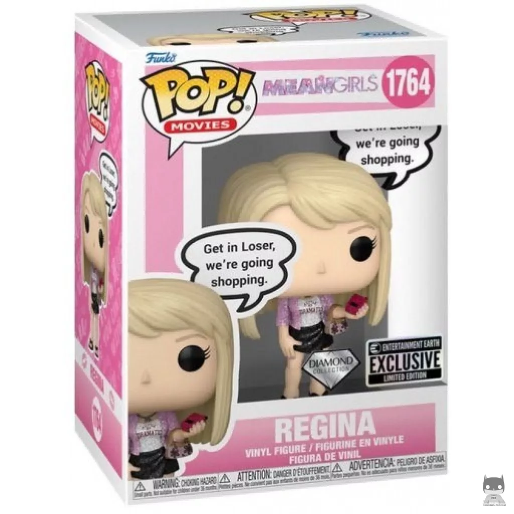 Figurine Funko POP Regina (Make Fetch Happen) (Diamond Glitter) avec boîte