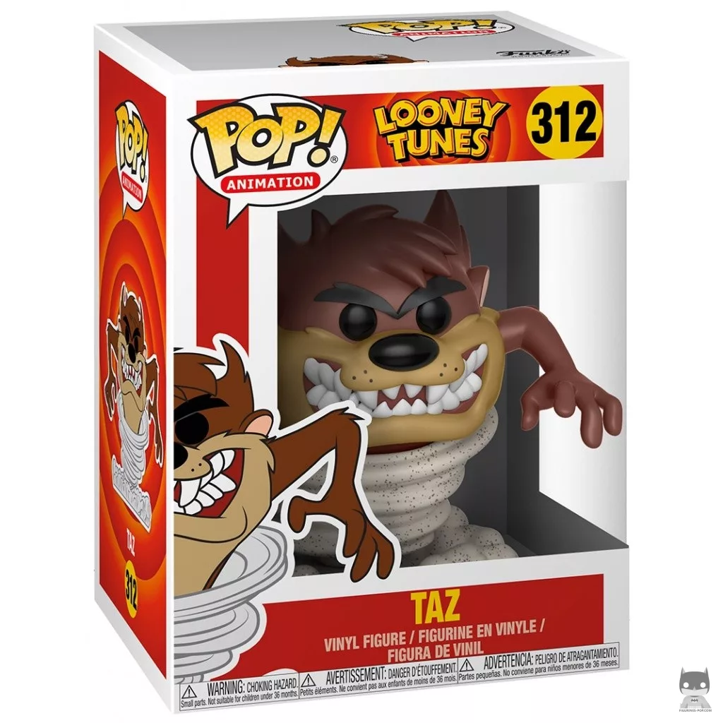 Figurine Funko POP Taz Tornade avec boîte