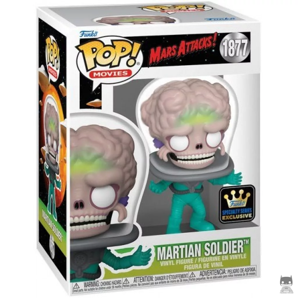 Figurine Funko POP Soldat Martien avec boîte