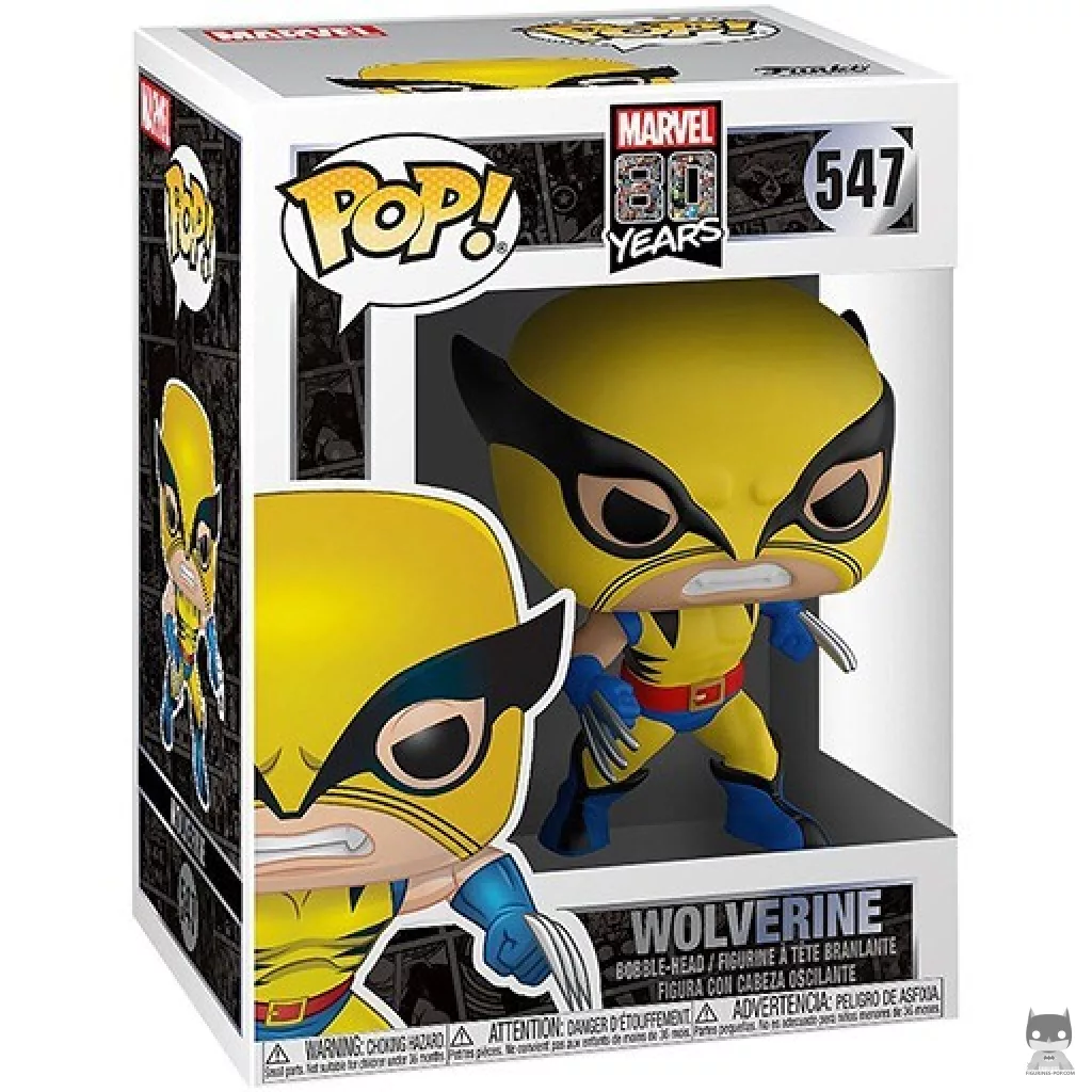 Figurine Funko POP Wolverine avec boîte