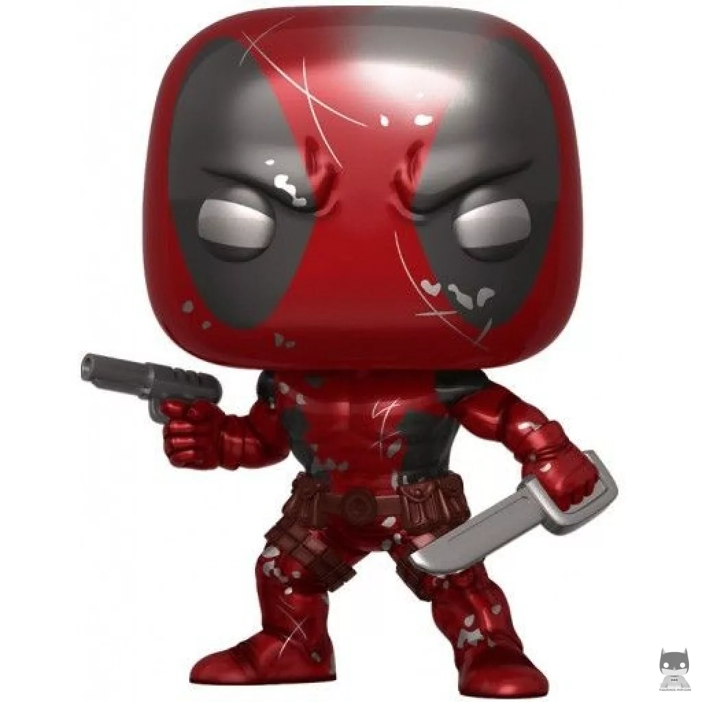 Figurine Funko POP Deadpool (Metallic) (Marvel 80 Ans)