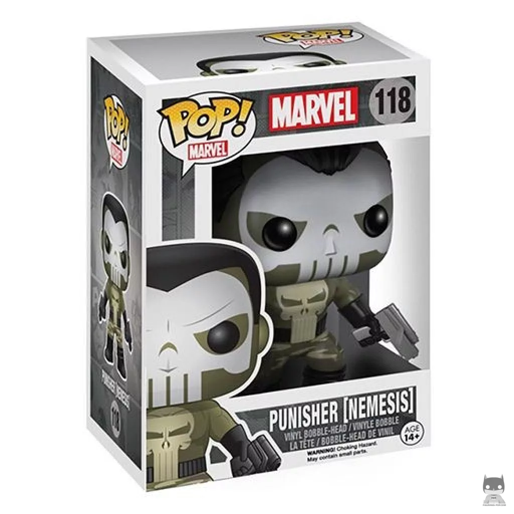 Figurine Funko POP Punisher (Nemesis) avec boîte