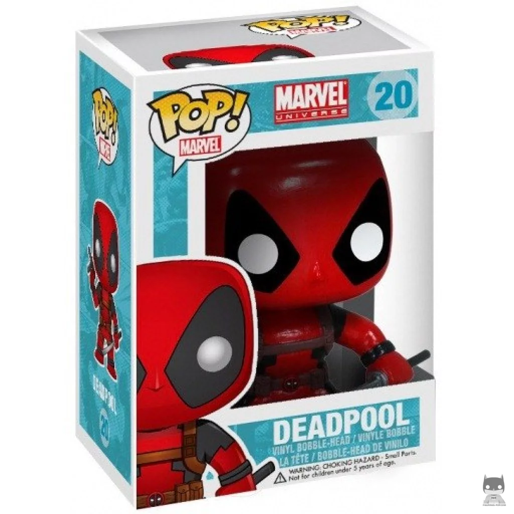 Figurine Funko POP Deadpool (Glow in the Dark) avec boîte