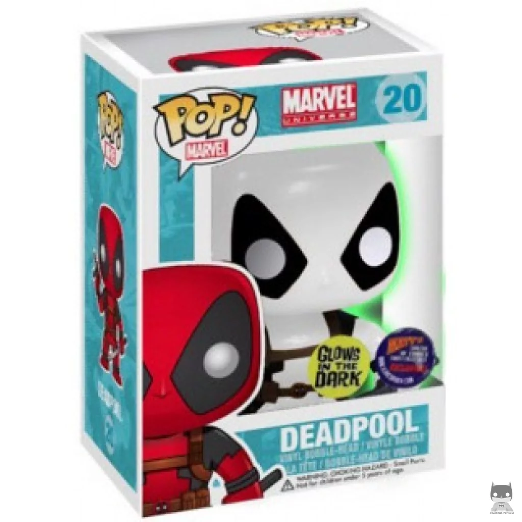 Figurine Funko POP Deadpool (Noir & Blanc) avec boîte