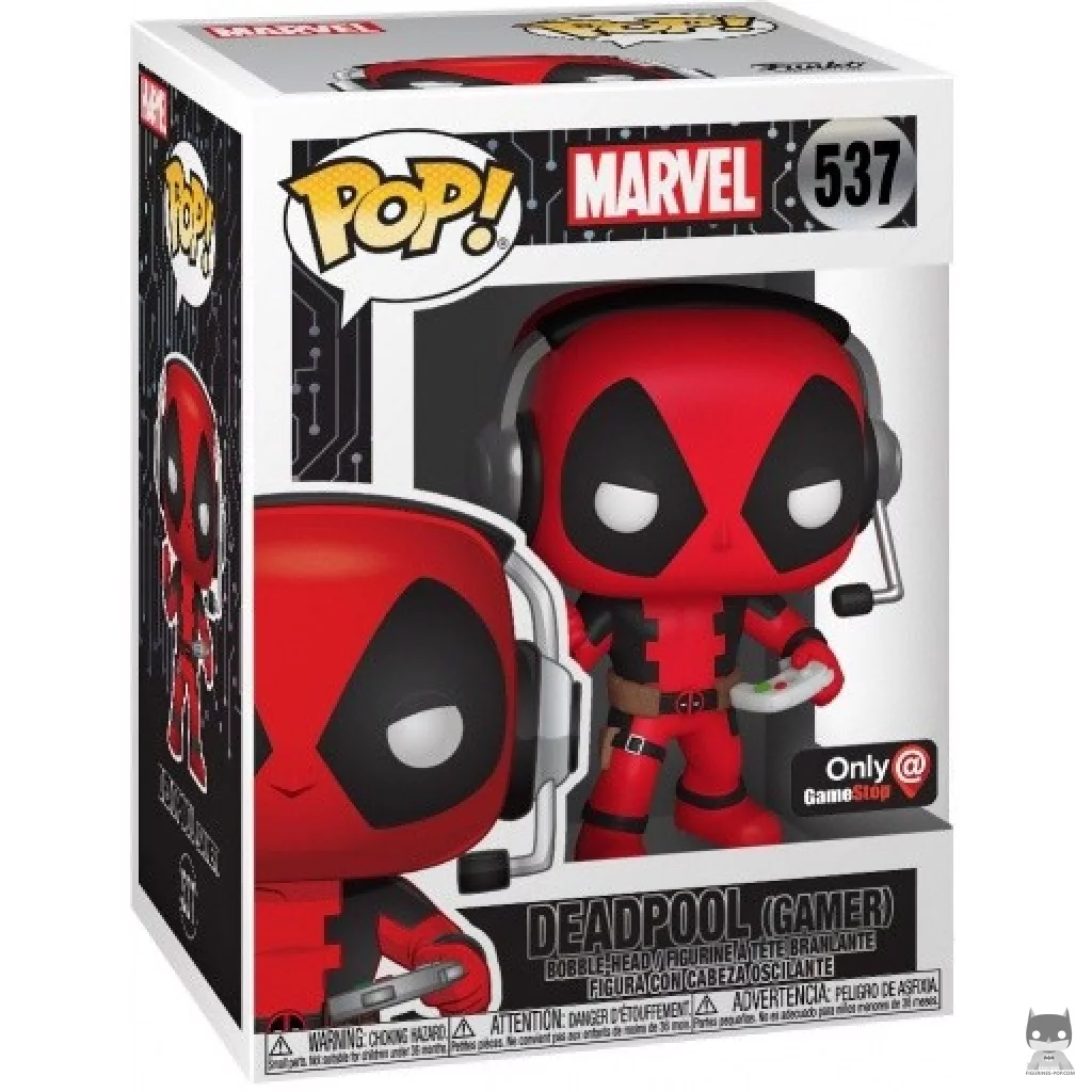 Figurine Funko POP Deadpool Gamer avec boîte