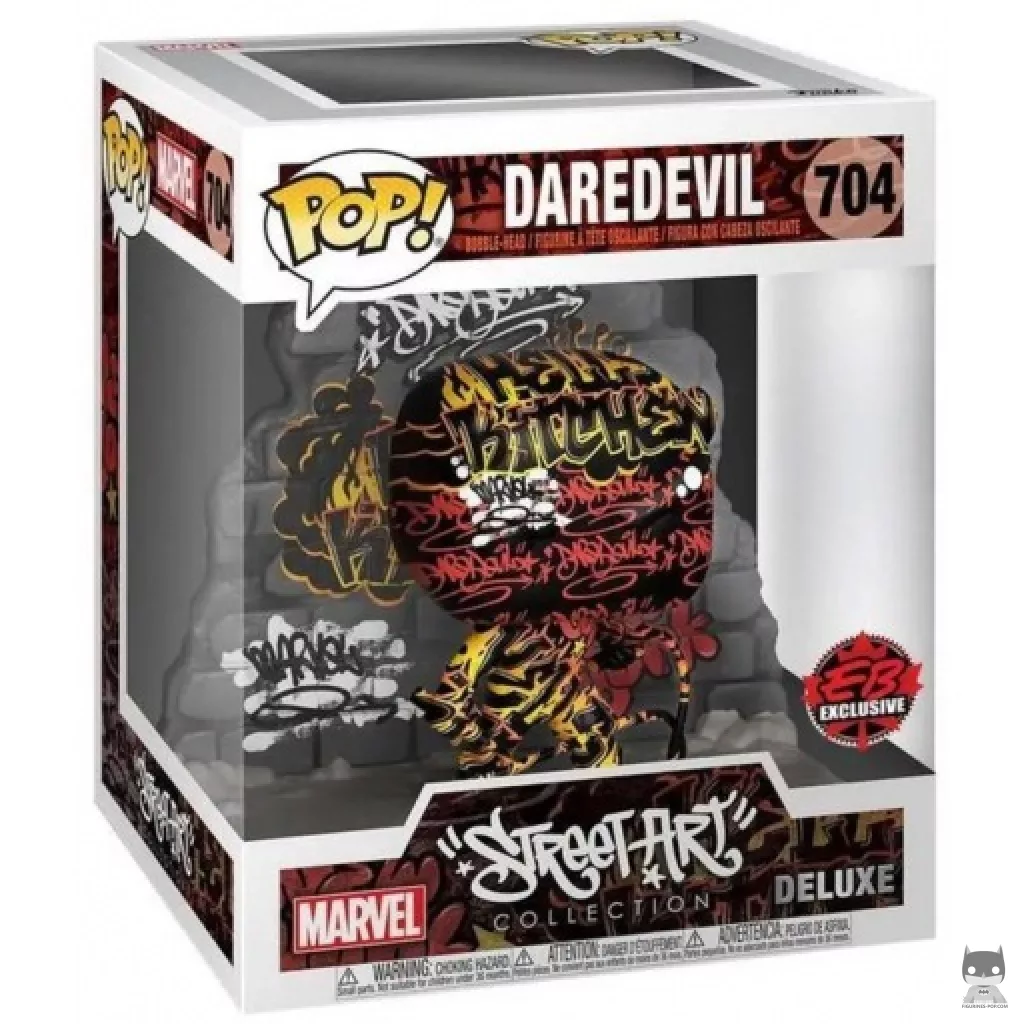 Figurine Funko POP Daredevil Street Art avec boîte