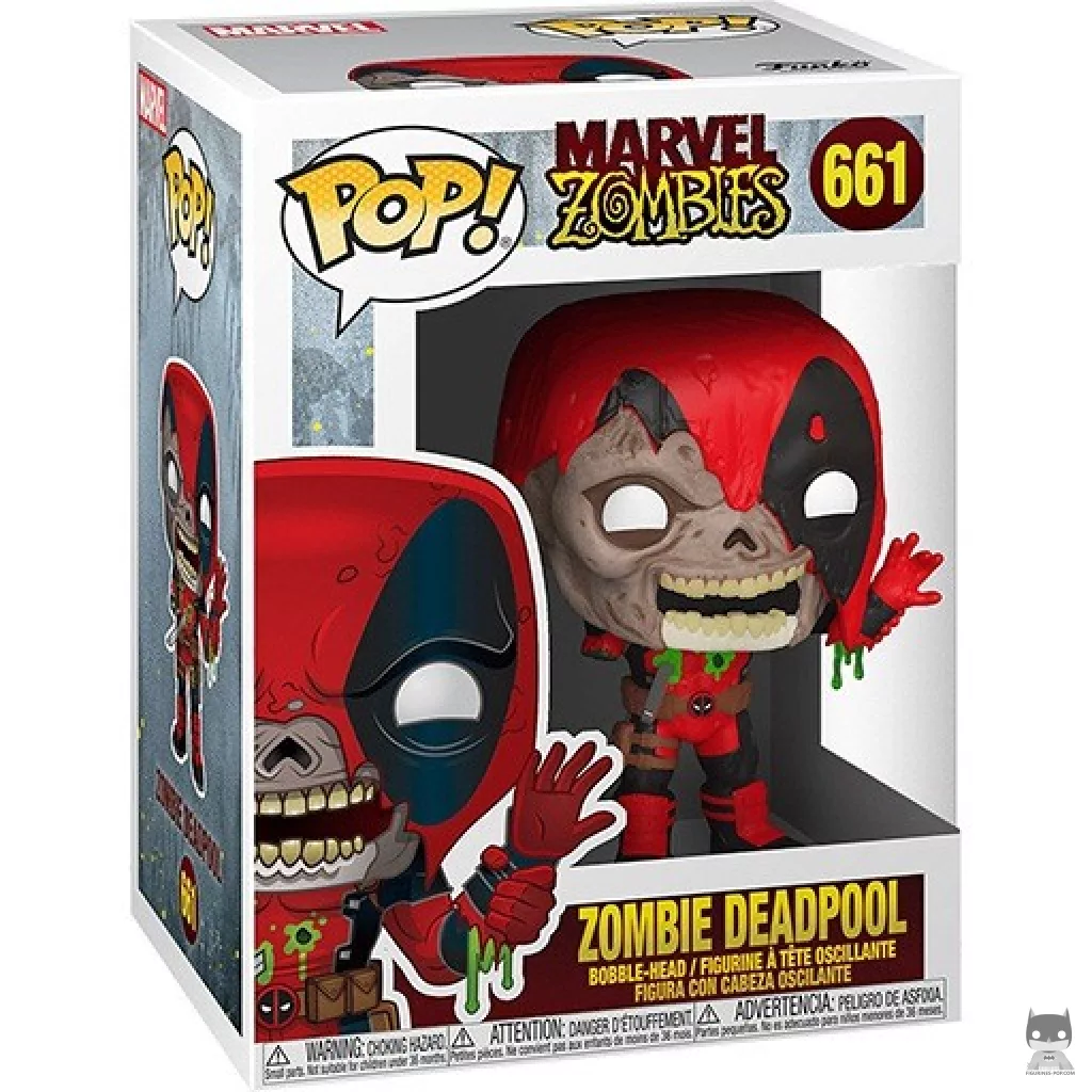 Figurine Funko POP Deadpool Zombie avec boîte