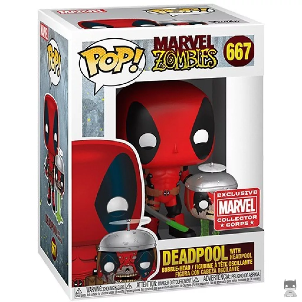 Figurine Funko POP Deadpool Zombie avec boîte